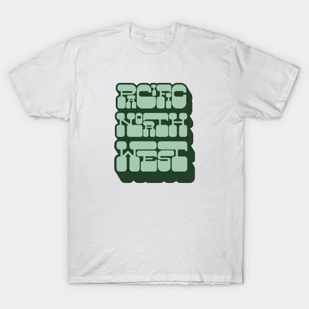 Pacific Northwest T-Shirt by happysquatch